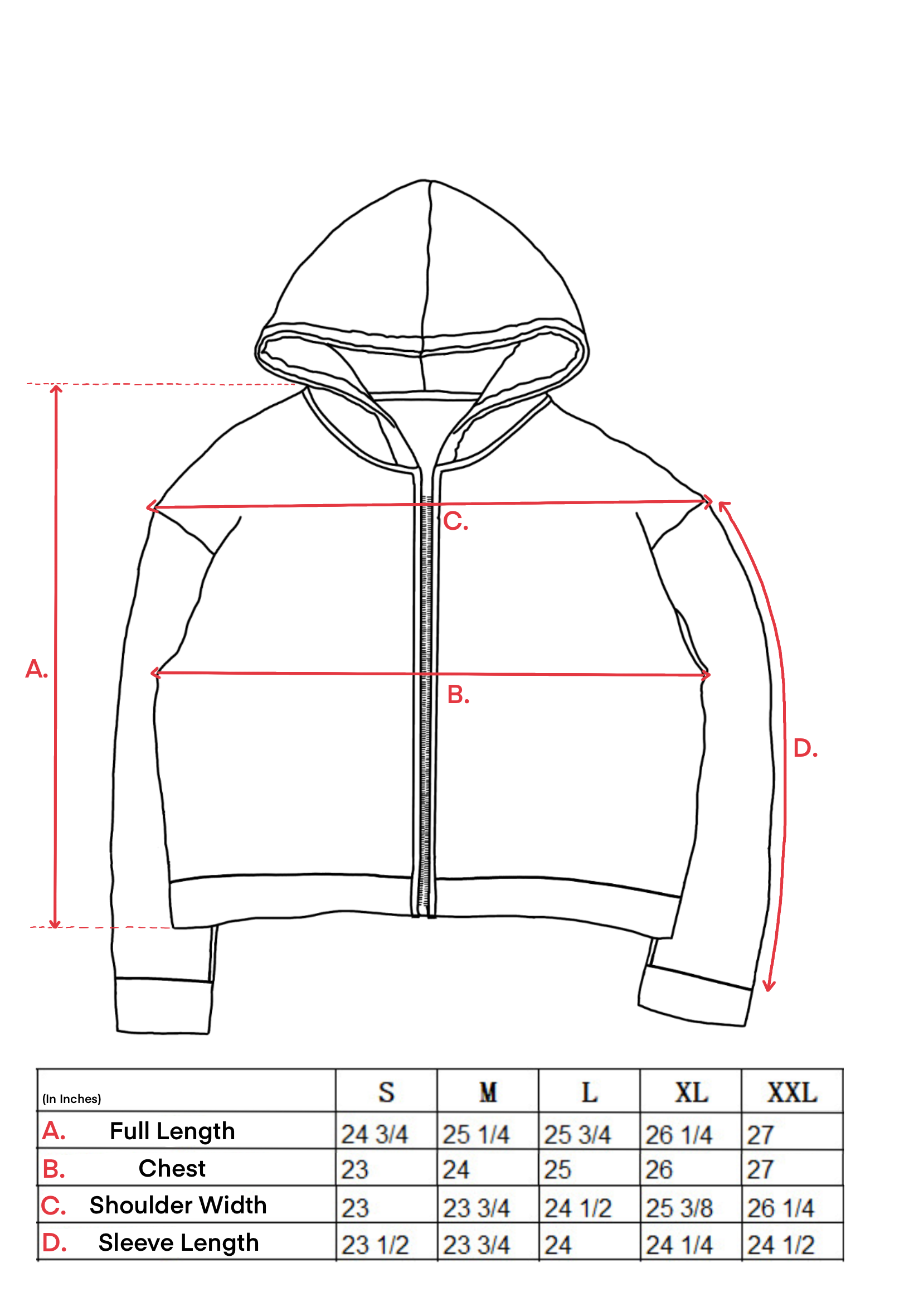 AWW RED SIGNATURE ZIP UP