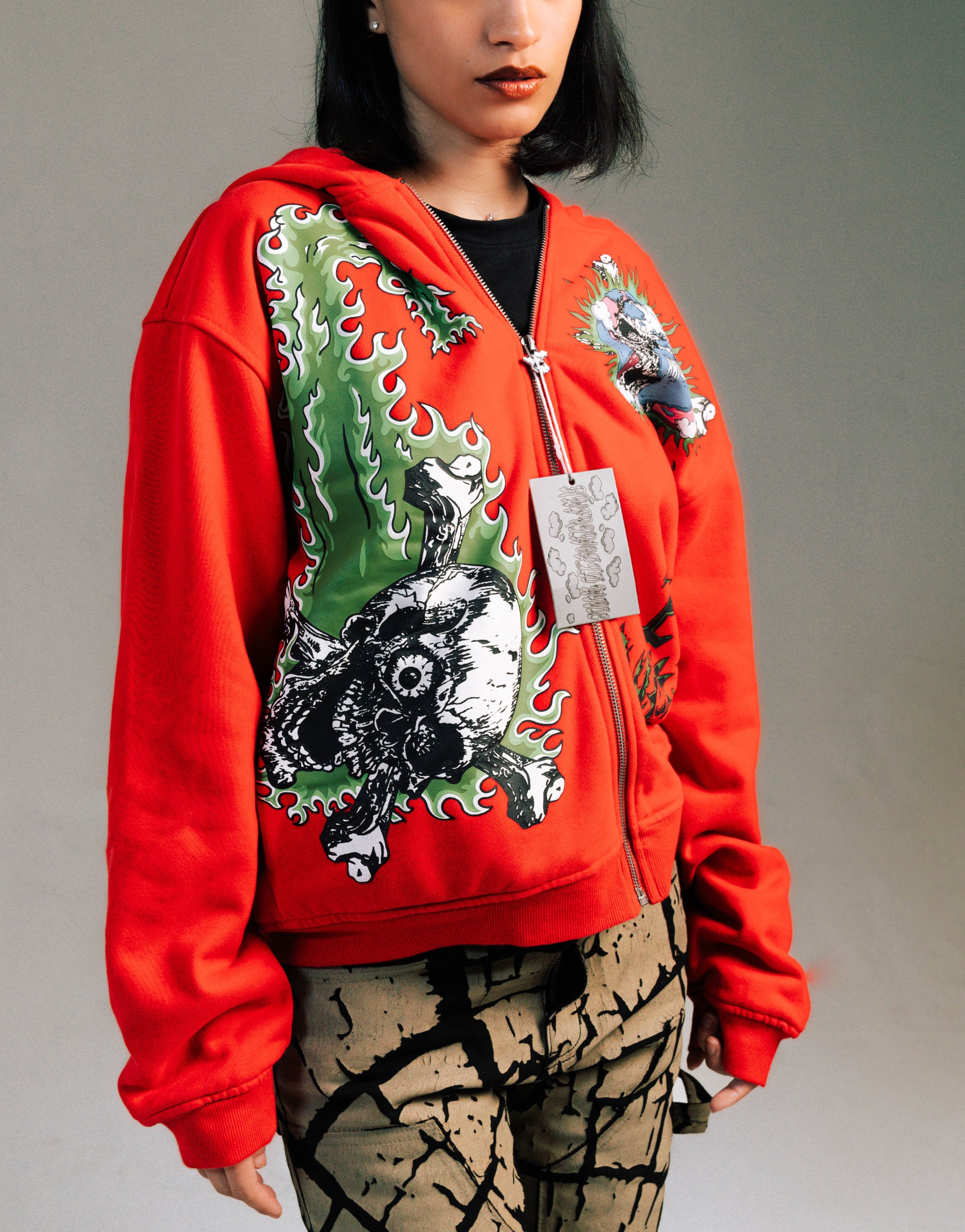 AWW RED SIGNATURE ZIP UP