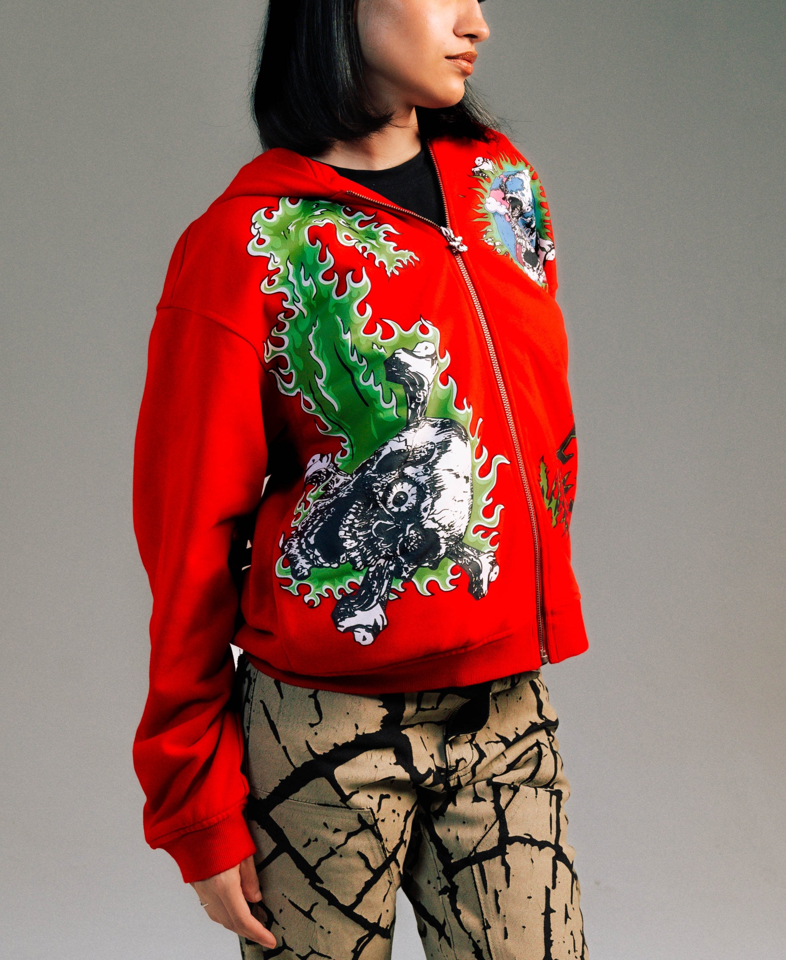 AWW RED SIGNATURE ZIP UP