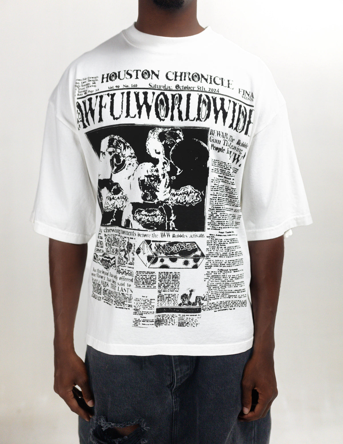 NEWSPAPER TEE – AwfulWorldwide