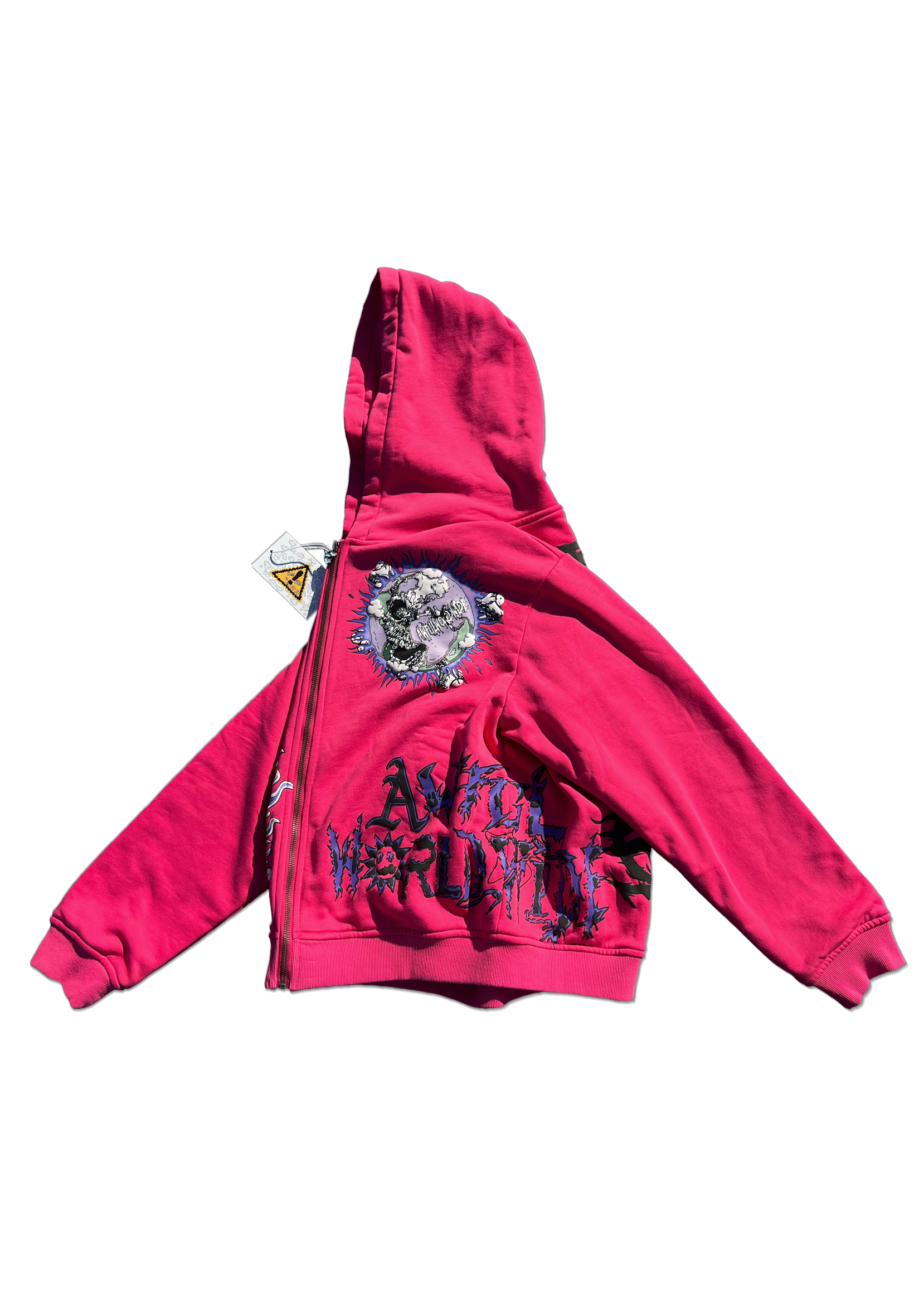 AWW PINK SIGNATURE ZIP UP