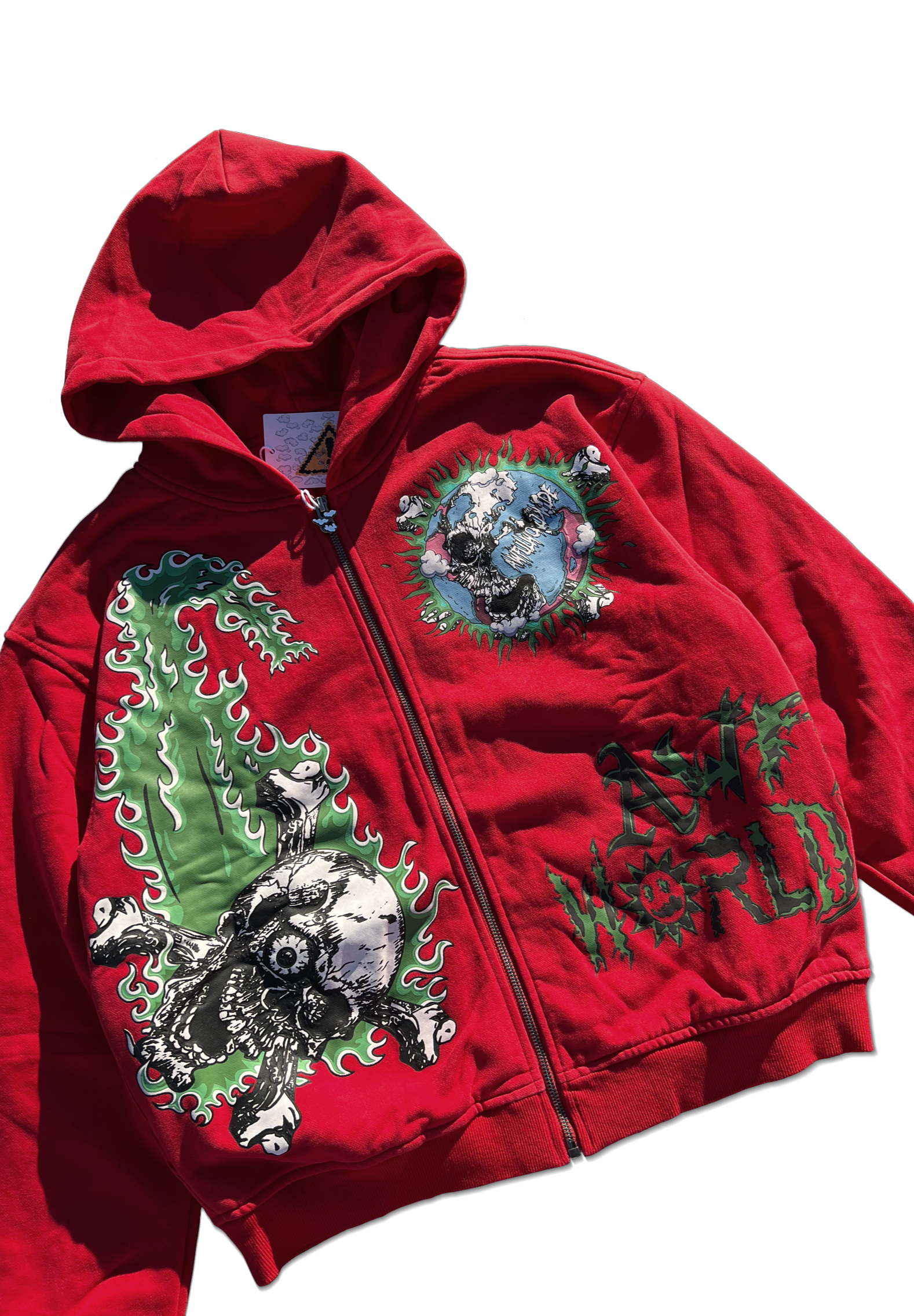 AWW RED SIGNATURE ZIP UP